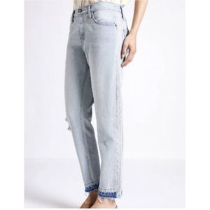 Current Elliott slouchy skinny eureka jeans-size 25-embroidered L/wash Blue
